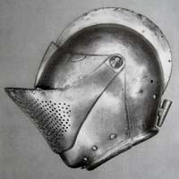 Helmet for the joust, Dresden um 1580.