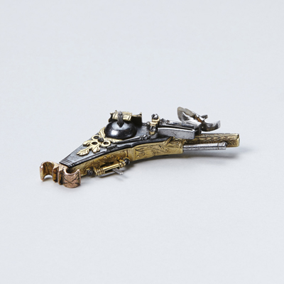 Michel Mann, miniature wheellock pistol, Nuremberg